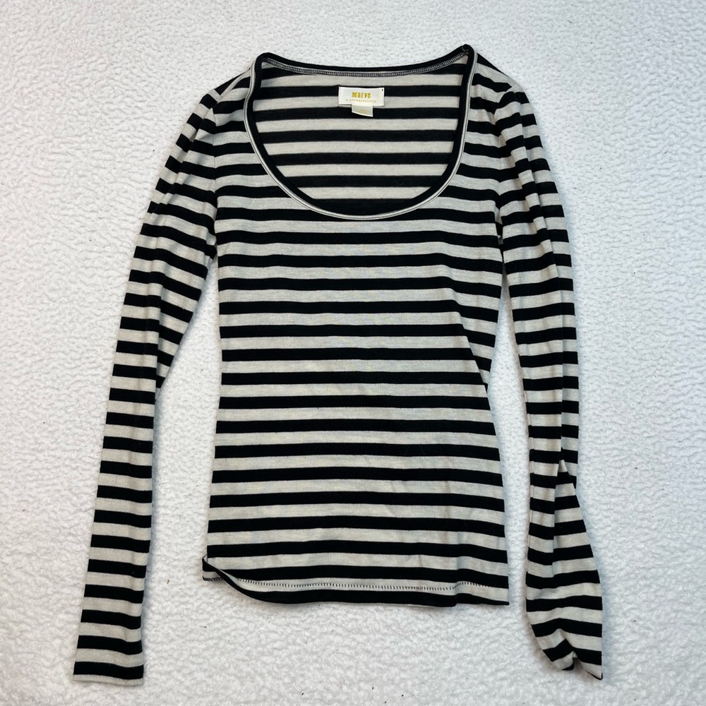 Anthropologie stripe long sleeve tee